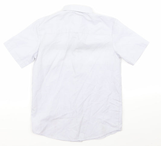 River Island Boys Purple Rayon Basic Button-Up Size 5 Years