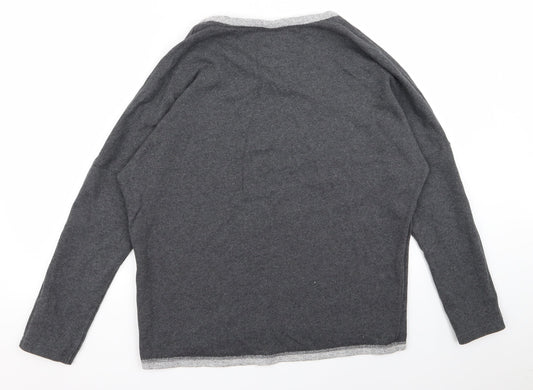 boux Womens Grey Pullover Jumper Size 8 - wake up and be awesome