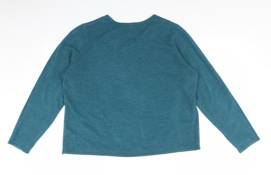 Bonmarché Womens Blue Pullover Jumper Size 20