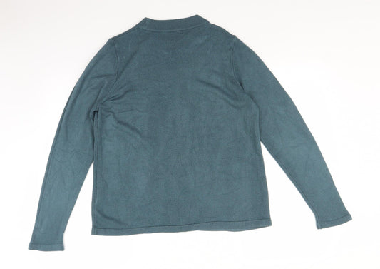 Marks and Spencer Womens Blue Pullover Jumper Size 14
