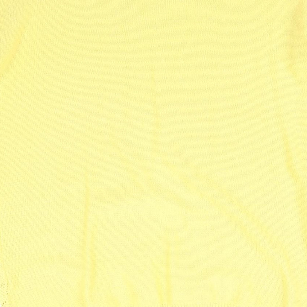 Damart Womens Yellow Pullover Jumper Size 12