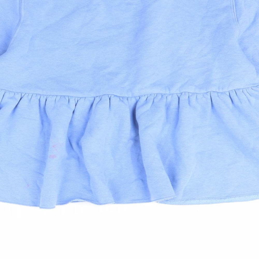 M&S Girls Blue Pullover Jumper Size 10 Years