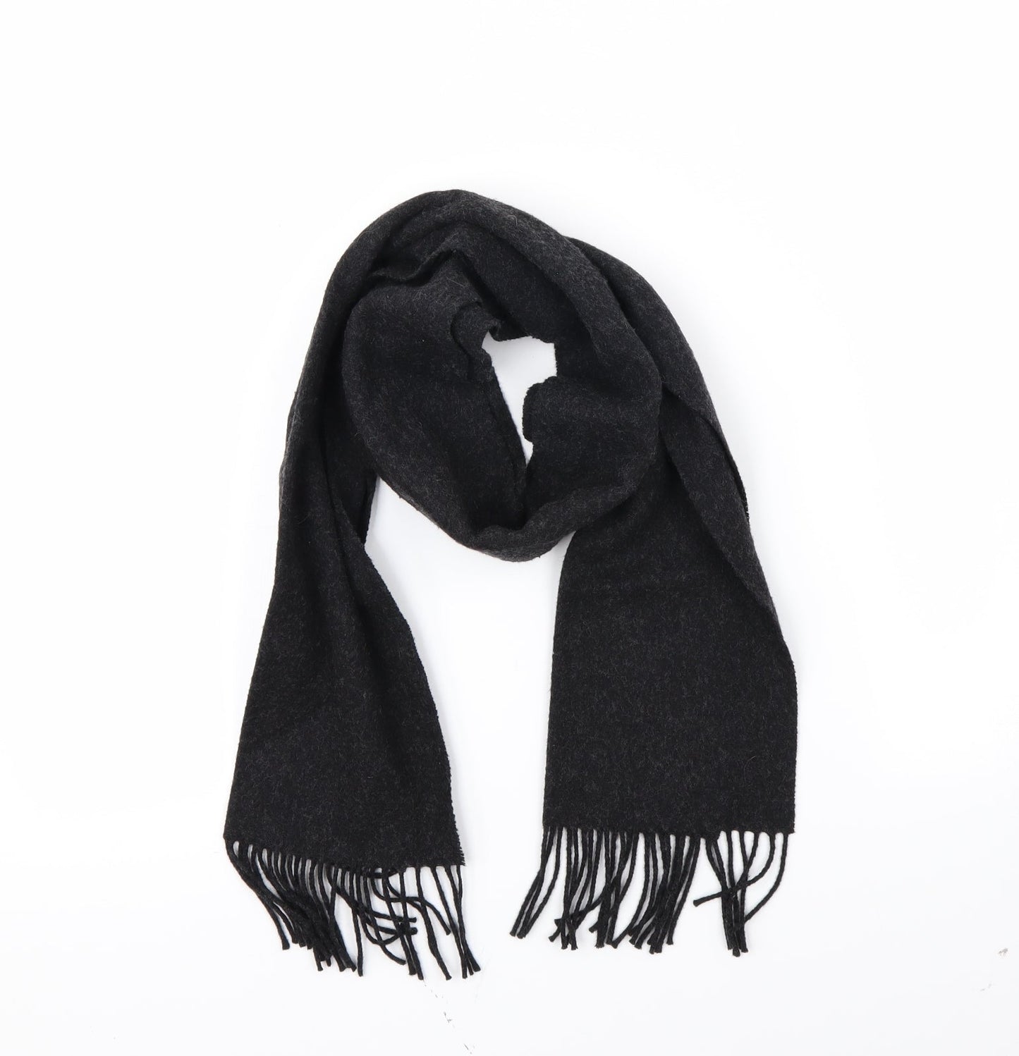 Preworn Womens Black Scarf