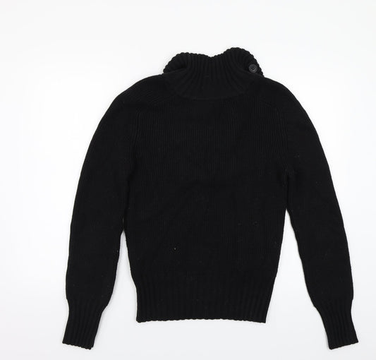 Magliera Moro Womens Black Knit Pullover Jumper Size M