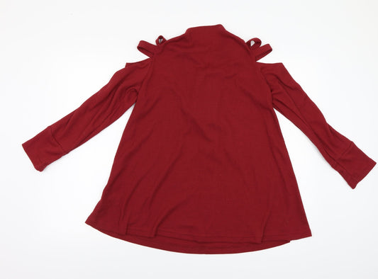 Preworn Womens Red Pullover Jumper Size M