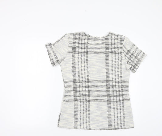 Pebble Bay Womens Grey Basic Blouse Size 14