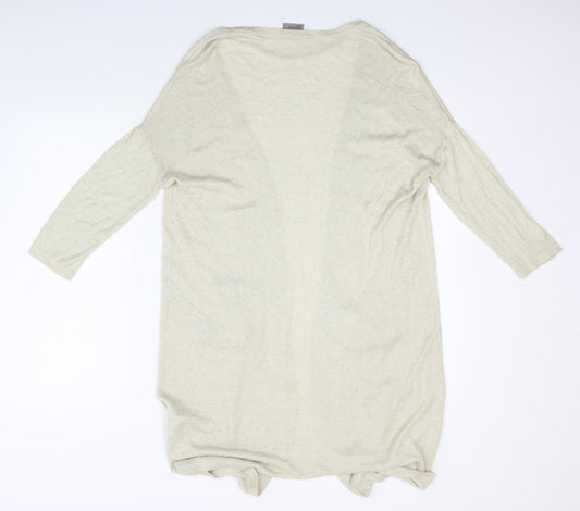 VERO MODA Womens Beige Cardigan Jumper Size M