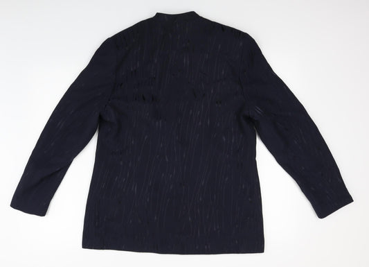 Lewinger Womens Black Jacket Blazer One Size
