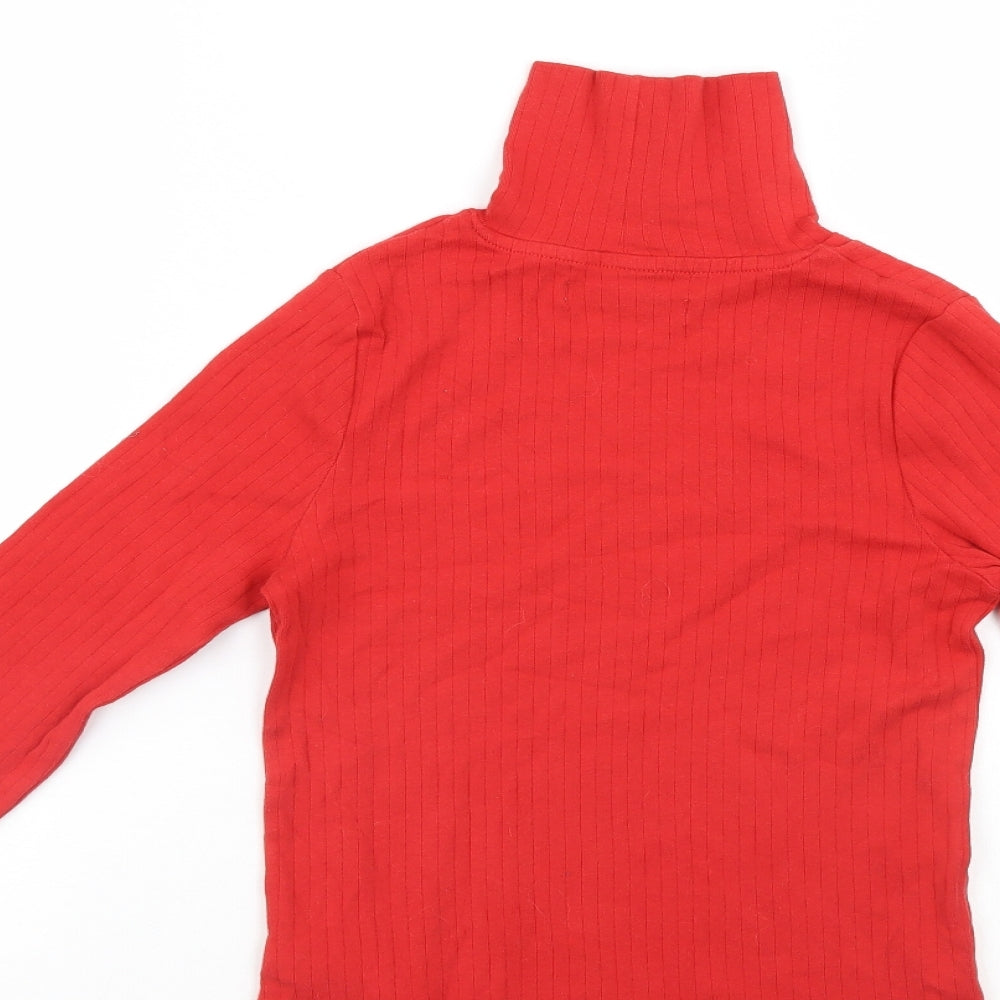 M&S Girls Red Pullover Jumper Size 10-11 Years