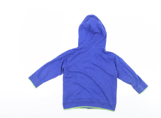 Store 21 Boys Blue Full Zip Hoodie Size 6 Years