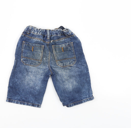 Denim & Co. Boys Blue Denim Cropped Jeans Size 6-7 Years