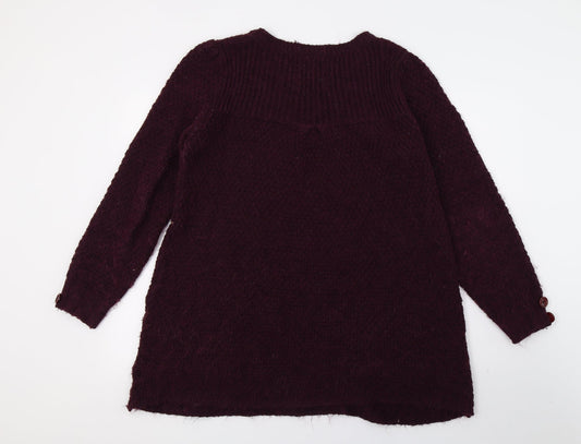 NEXT Womens Purple Knit Pullover Jumper Size 12