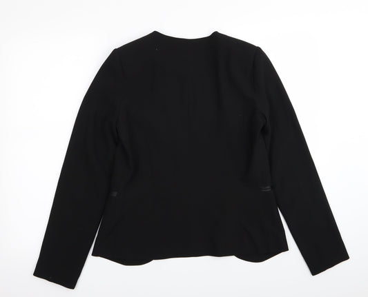 Promod Womens Black Jacket Blazer Size 8