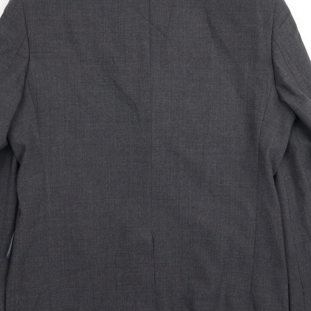 greenwoods Mens Grey Jacket Blazer Size 38
