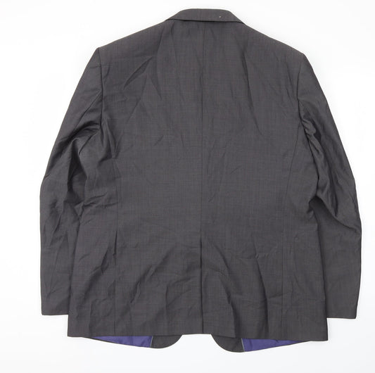 M&S Mens Grey Jacket Blazer Size 46