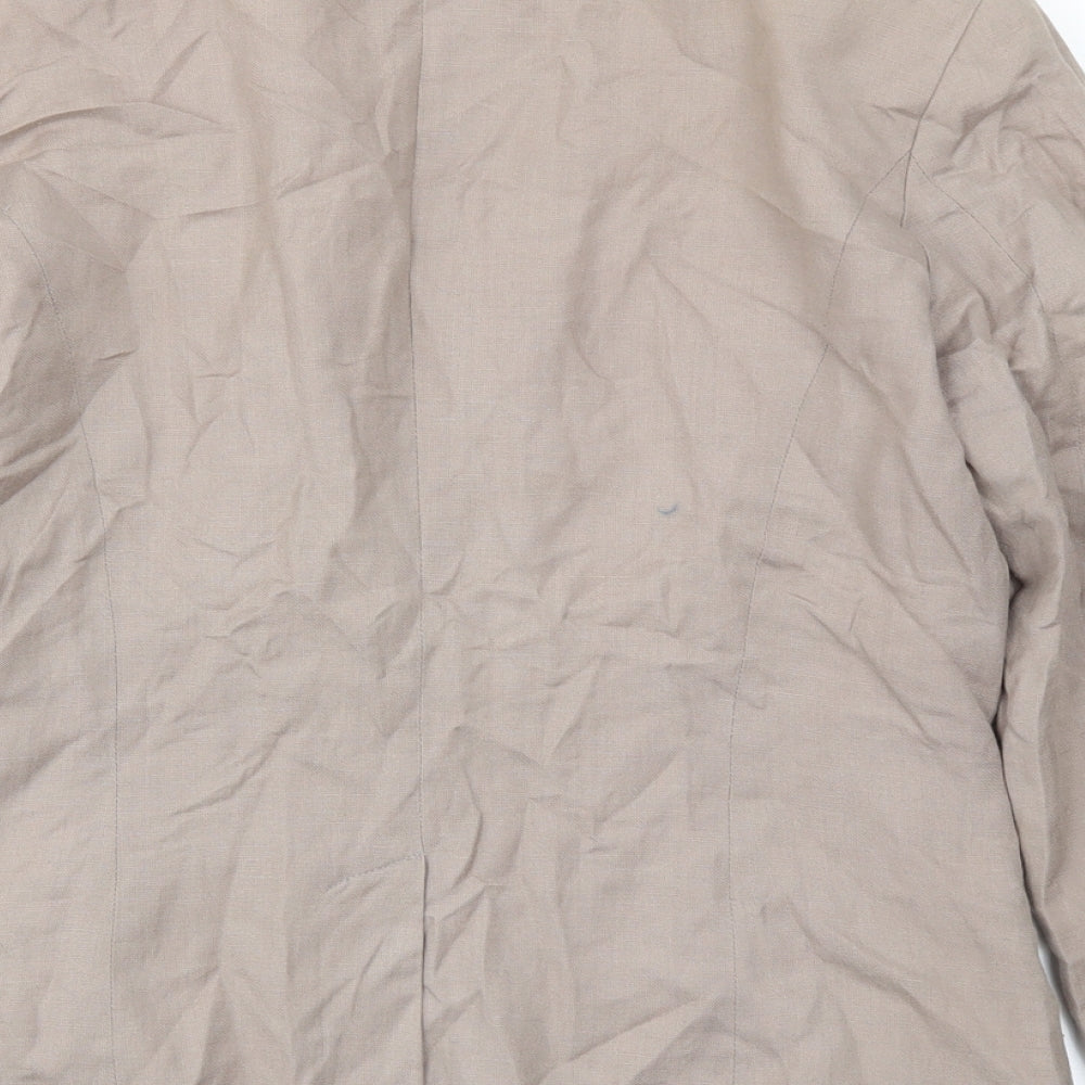 Hawkshed Womens Beige   Jacket Blazer Size 12