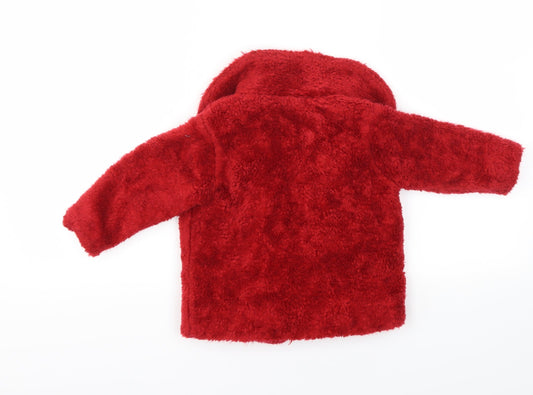 NEXT Girls Red Basic Jacket Jacket Size 12-18 Months
