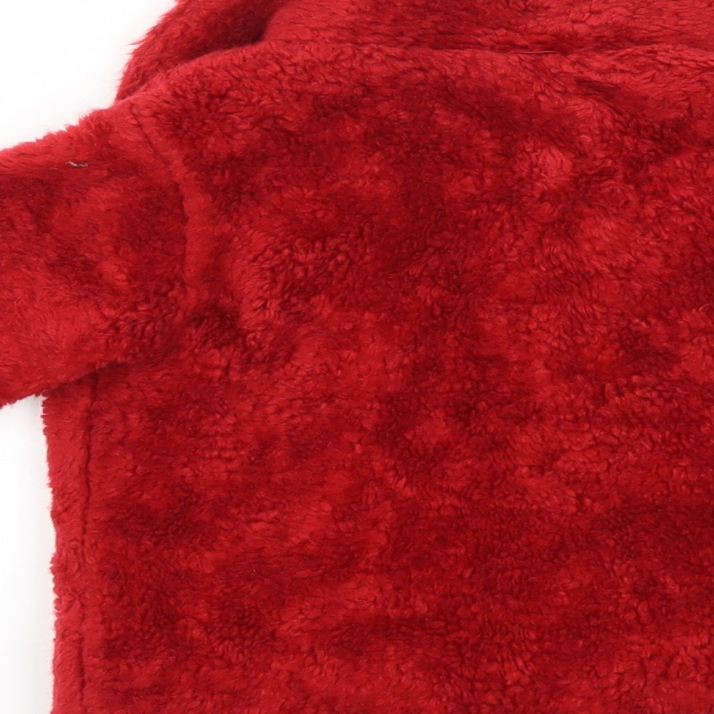 Brand and care label for Next girls’ red basic jacket jacket, size 12-18, months