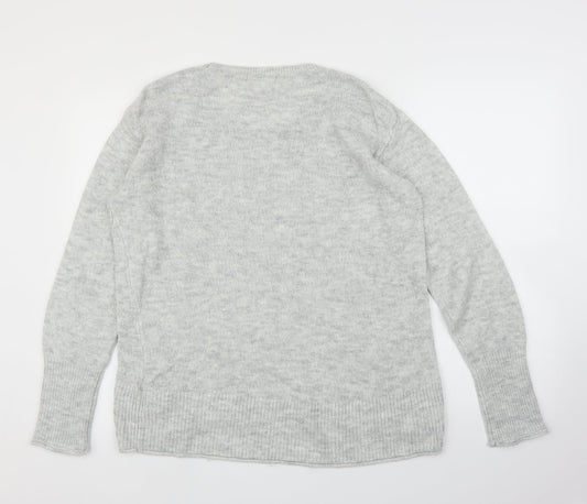 H&M Womens Grey Pullover Jumper Size L