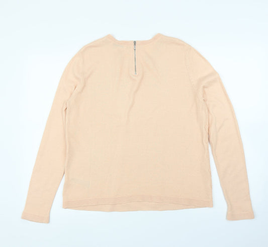 M&S Womens Pink Pullover Jumper Size 12