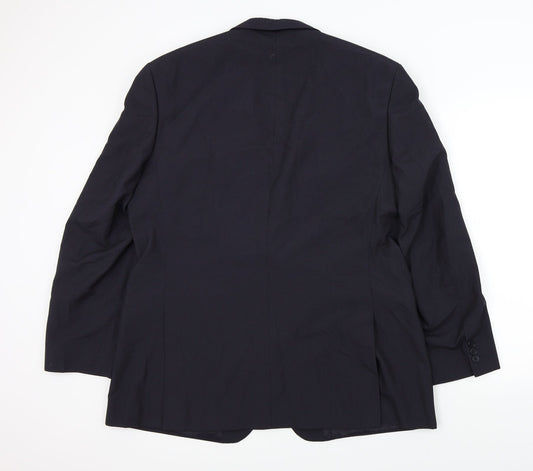 Burton Mens Blue Jacket Suit Jacket Size 44