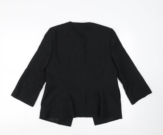 Zara Womens Black Jacket Suit Jacket Size M