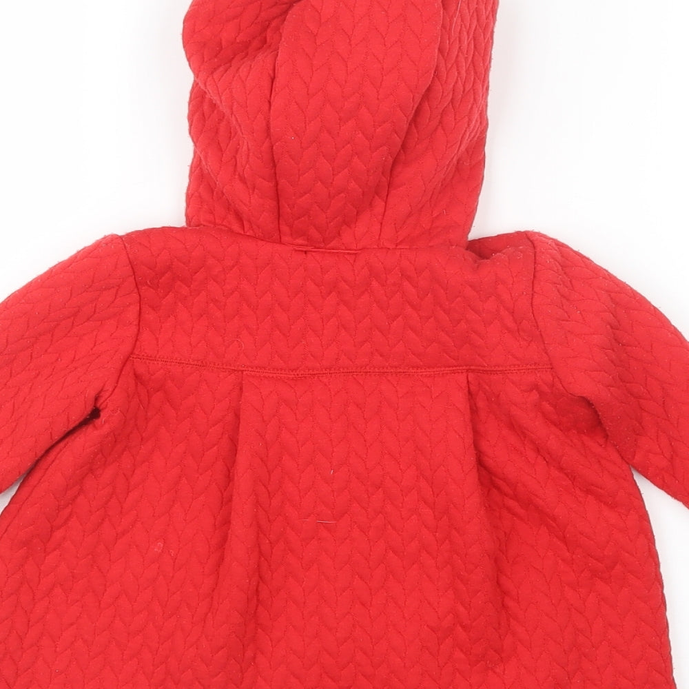 Cynthia Rowley Girls Red Jacket Size 9-12 Months