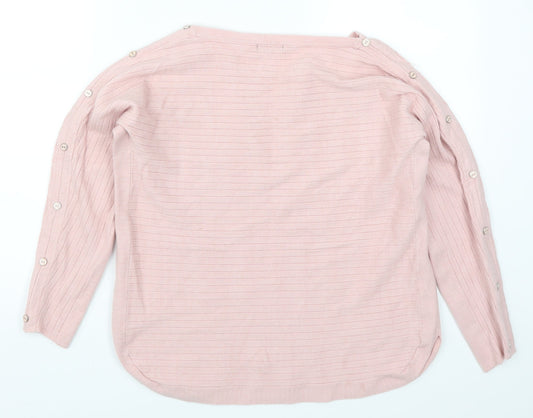 M&Co Womens Pink Pullover Jumper Size 16