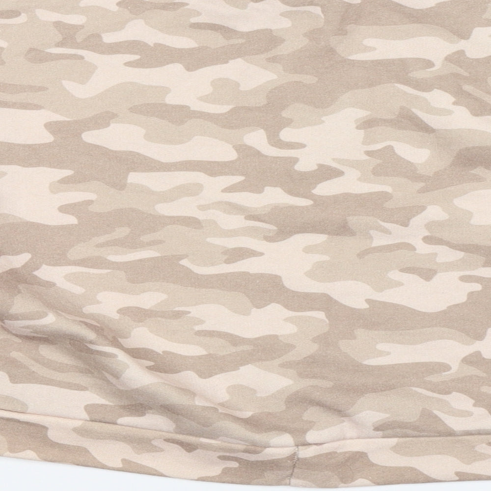 Primark Womens Beige Camouflage Pullover Sweatshirt Size XS