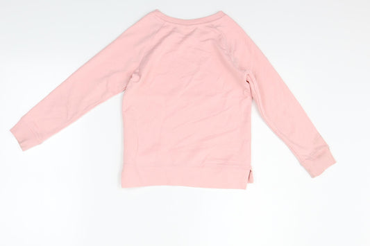 B Collection Girls Pink Pullover Jumper Size 7 Years - you rock