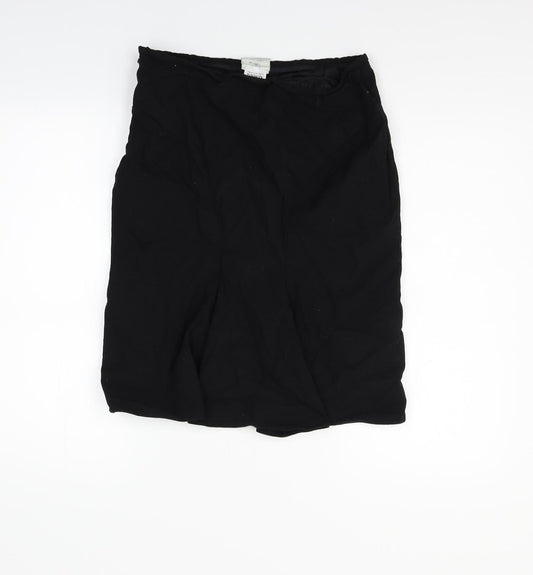 ARMANI code Womens Black Flare Skirt Size 14