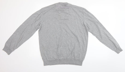 M&Co Mens Grey Pullover Jumper Size M