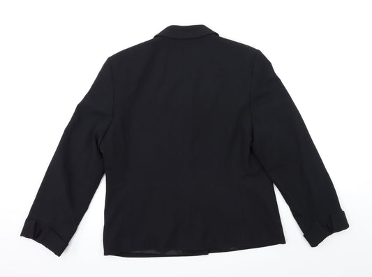 Marks and Spencer Womens Black Jacket Suit Jacket Size 14