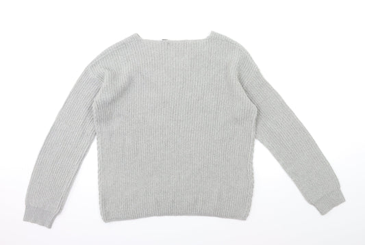 Avenue Womens Grey Knit Jumper Size 12