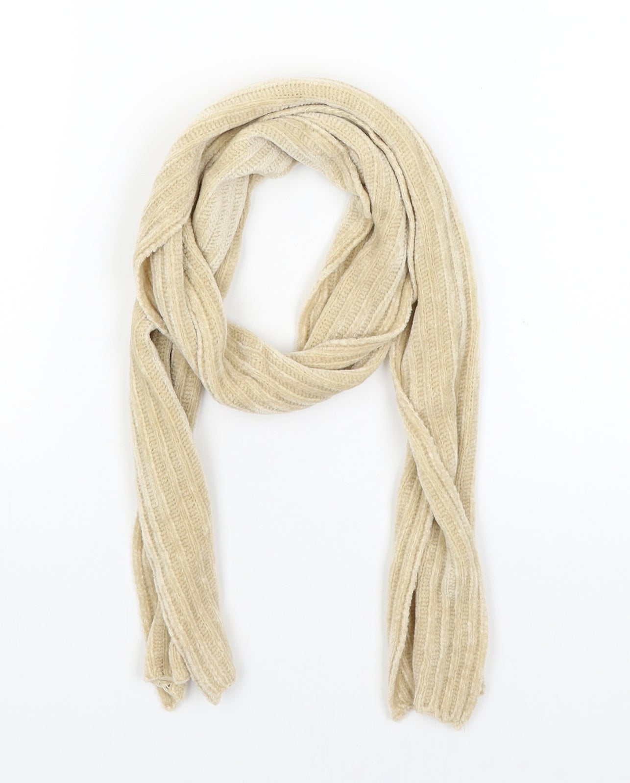 Preworn Womens Gold Scarf