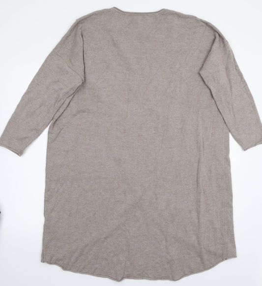 Preworn Womens Beige Pullover Jumper Size L