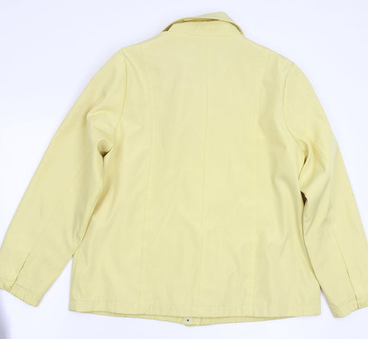 BM Womens Yellow Jacket Coat Size M