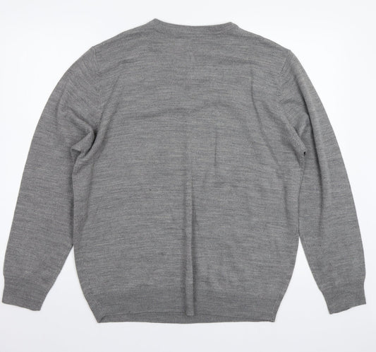 Store Twenty One Mens Grey Pullover Jumper Size M