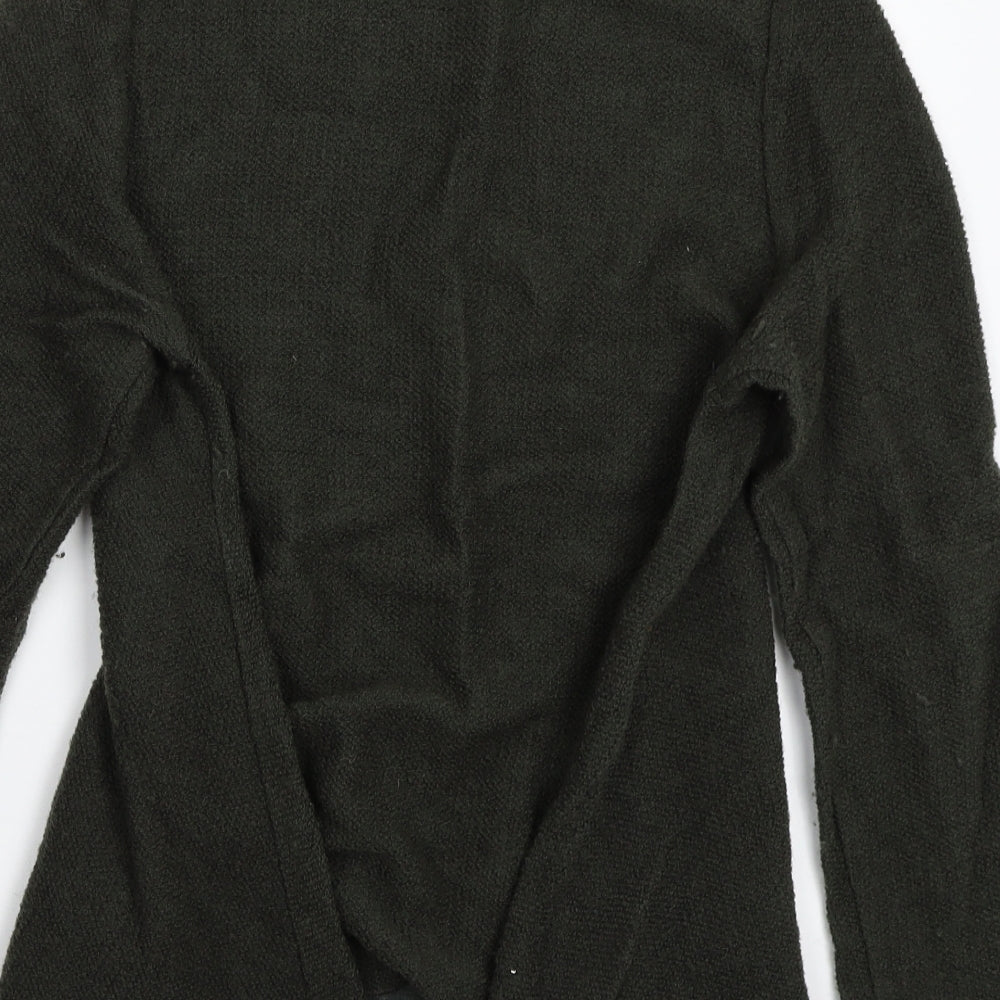 Clements Womens Green Pullover Jumper Size S