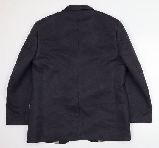 Greenwoods Mens Blue Jacket Suit Jacket Size 40