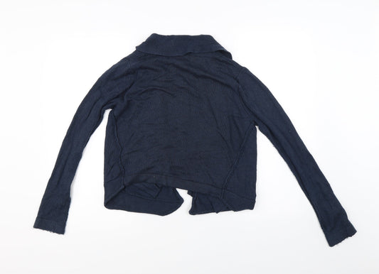 Marks and Spencer Womens Blue Cardigan Jumper Size 12