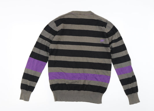 Preworn Mens Beige Striped Jumper Size S