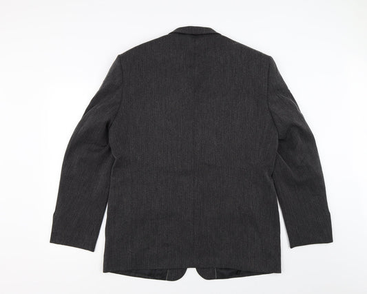 Loxley Mens Grey Jacket Suit Jacket Size 42