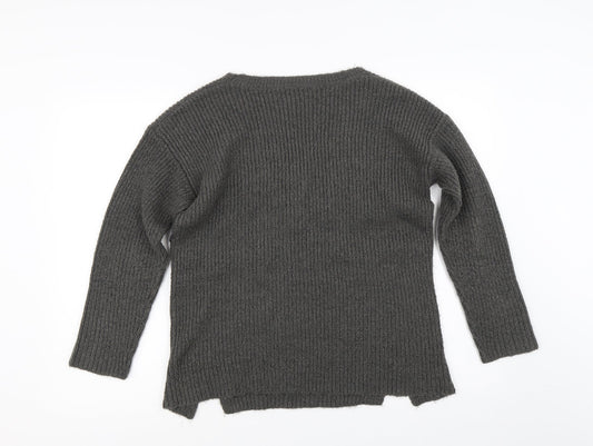 tyTU Womens Grey Pullover Jumper Size 12