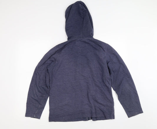 BM Womens Blue Full Zip Size S