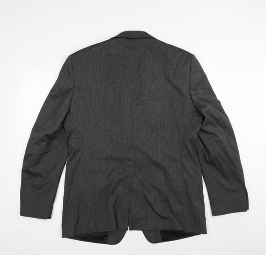 Apollo Mens Grey Jacket Suit Jacket Size 40