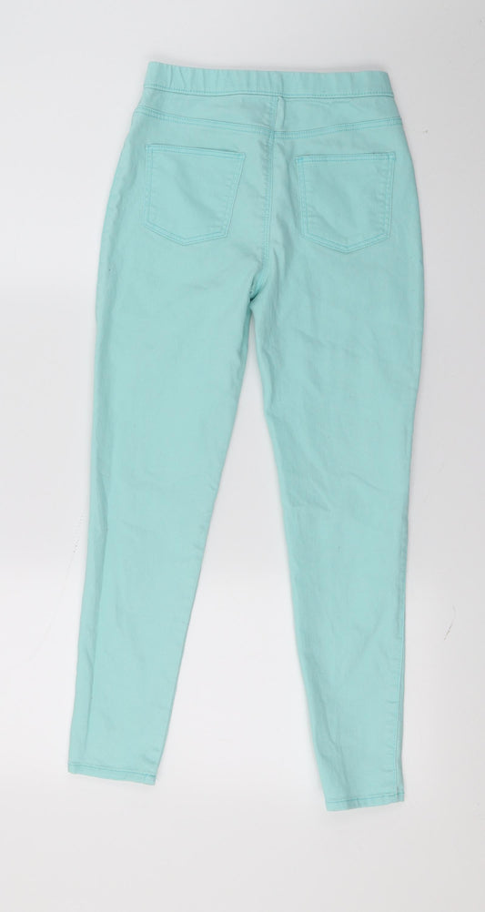 Preworn Girls Blue Denim Jegging Jeans Size 11 Years