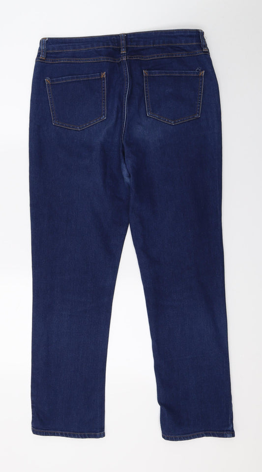 Matalan Womens Blue Denim Skinny Jeans Size 12 L28 in