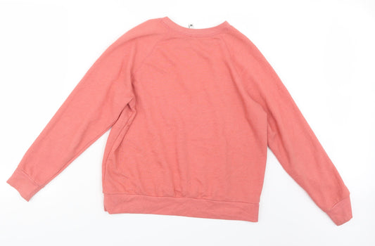 Divided by H&M Womens Pink Pullover Jumper Size M