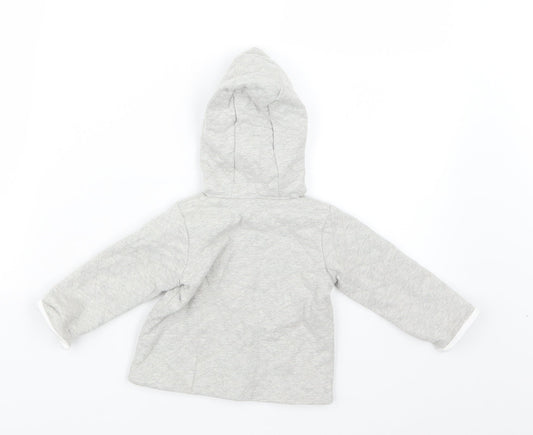 mamas & papas Girls Grey Jacket Size 3-6 Months